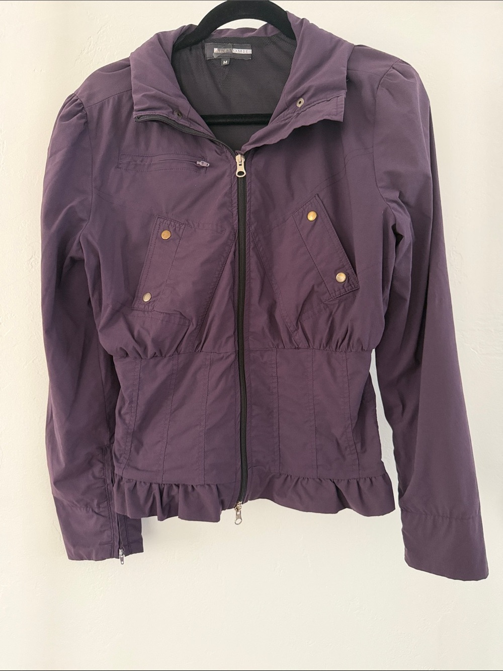 Anatomie Purple Hooded Utility Jacket